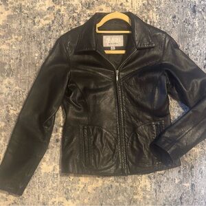 Wilson Women's Classic Black Leather Jacket